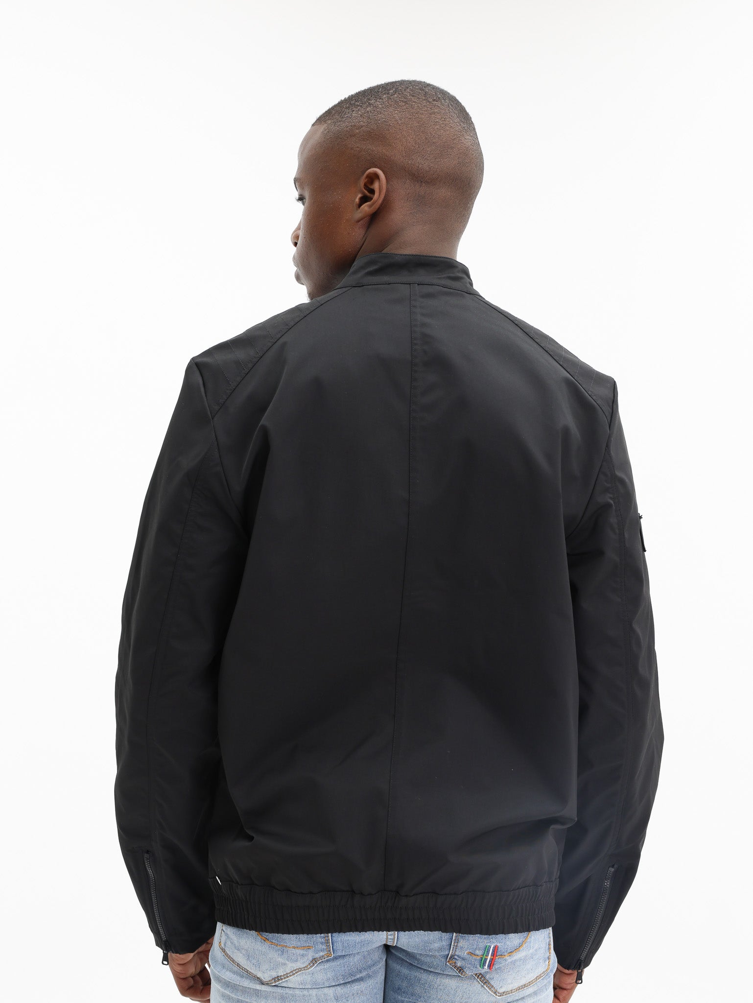 Polo Jacket PJC Quilted Biker Black